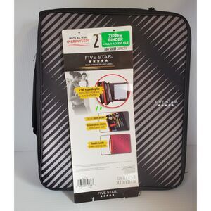 Five Star 2" Zipper Binder+Multi-Access File 800 Sheet Capacity